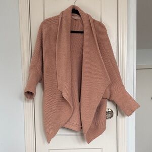 Barefoot Dreams Women's Cardigan in Soft Pink size S/M